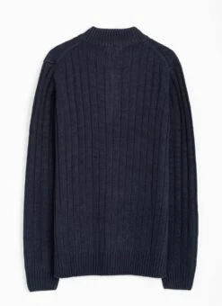 Textured Cable Knit Zip Neck Jumper 7 Textured Cable Knit Zip Neck Jumper -The Edinburgh Woollen Mill 63848pvl 4f0aea21ca46f52