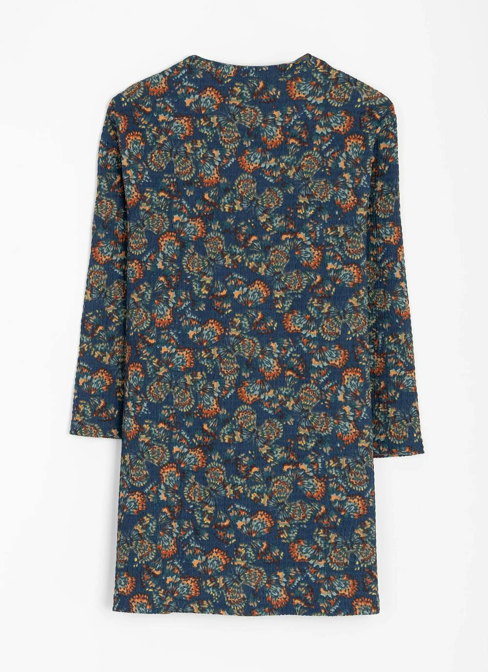 Textured Notch Neck Printed Tunic 4 Textured Notch Neck Printed Tunic - Image 4