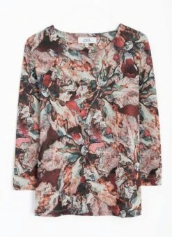Soft Touch Necklace Print Top 8 Soft Touch Necklace Print Top -The Edinburgh Woollen Mill 63991pvl 56b9dcf479def02