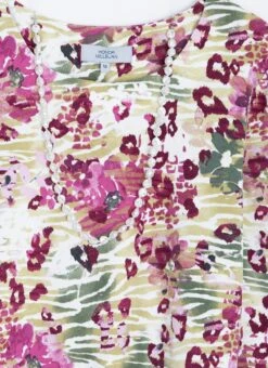 Warm Touch Necklace Print Top -The Edinburgh Woollen Mill 64011pvl bbfe9f8320ca6c8