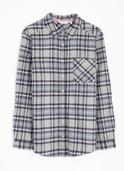 Pure Cotton Check Blouse