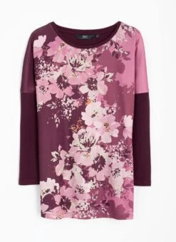 Floral Placement Print Top 8 Floral Placement Print Top -The Edinburgh Woollen Mill 64128pvl 1d76c15b14c4a69