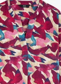 Satin Printed Pop Over Blouse 9 Satin Printed Pop Over Blouse -The Edinburgh Woollen Mill 64169pvl b7210e06098e811