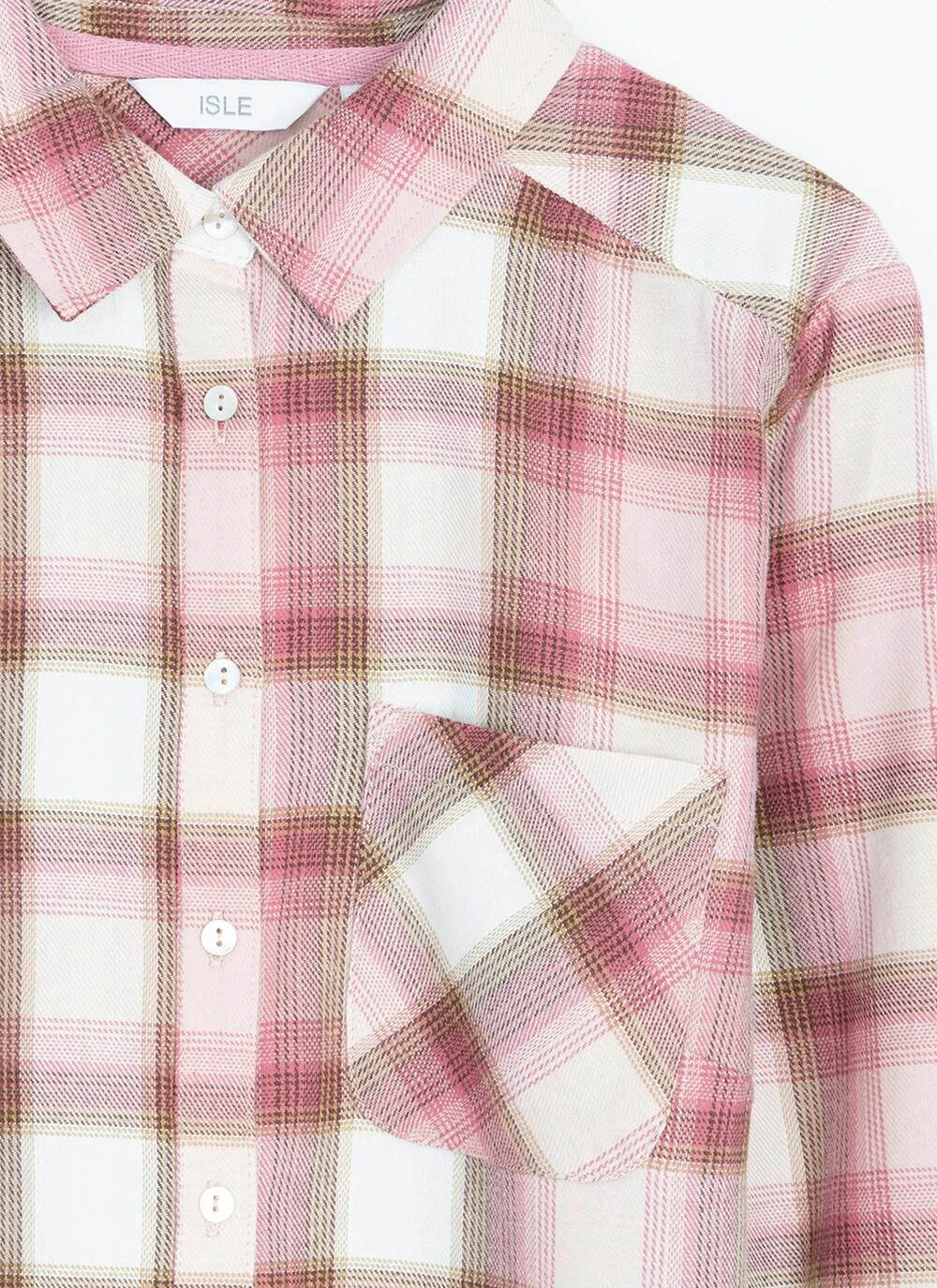 Pure Cotton Brushed Checked Shirt 5 Pure Cotton Brushed Checked Shirt - Image 5