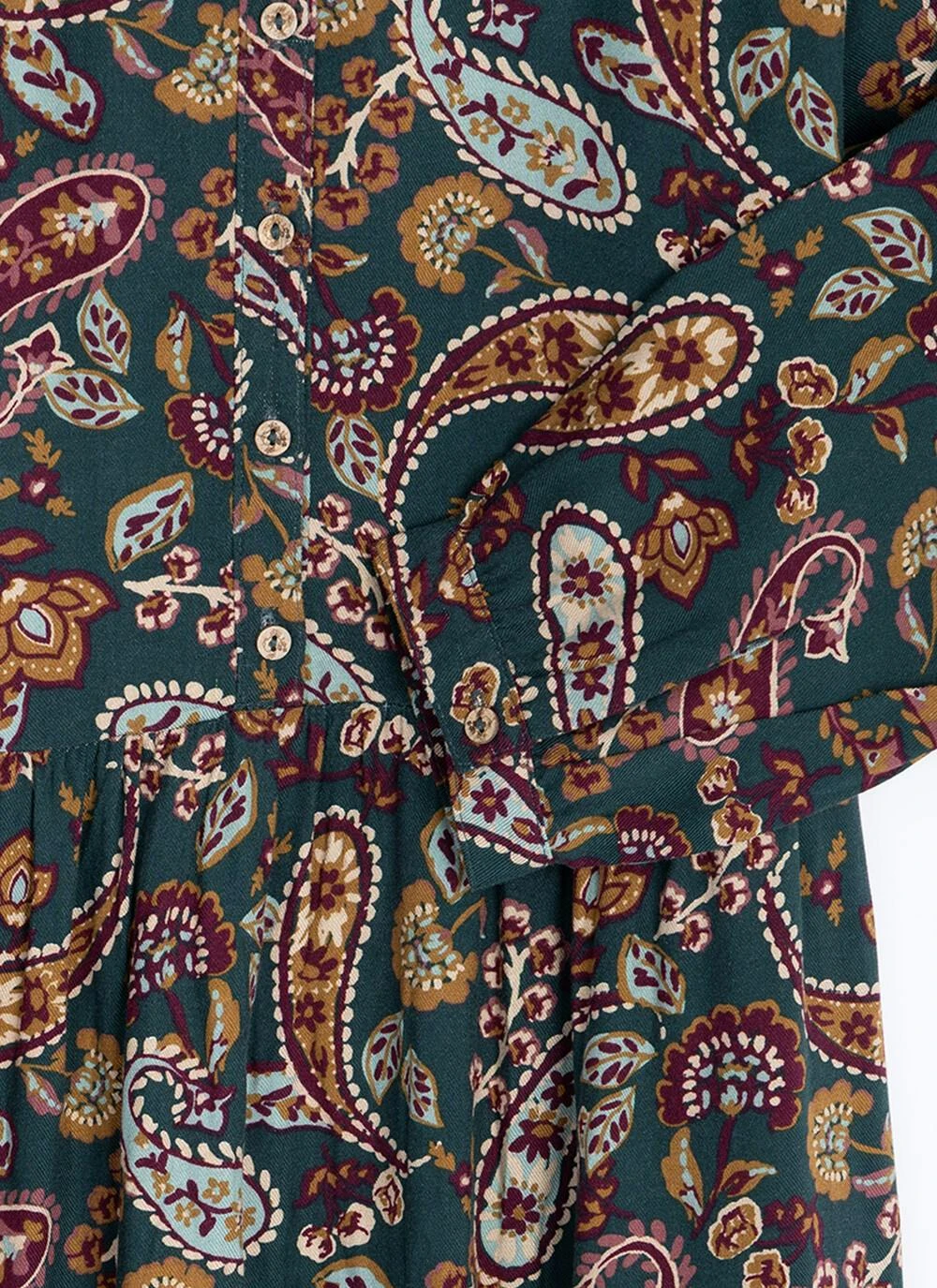 Printed Midi Shirt Dress 6 Printed Midi Shirt Dress - Image 6