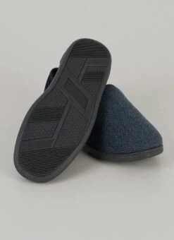 Plush Lined Herringbone Full Slipper -The Edinburgh Woollen Mill 64532pvl 272c97302172462