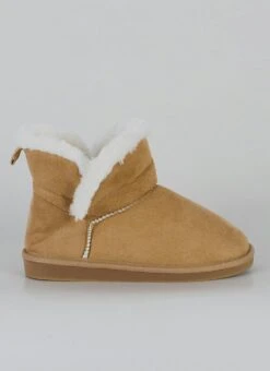 Comfy Suedette Faux Fur Lined Slipper Boot 9 Comfy Suedette Faux Fur Lined Slipper Boot -The Edinburgh Woollen Mill 64562pvl 09c15c56d92a474