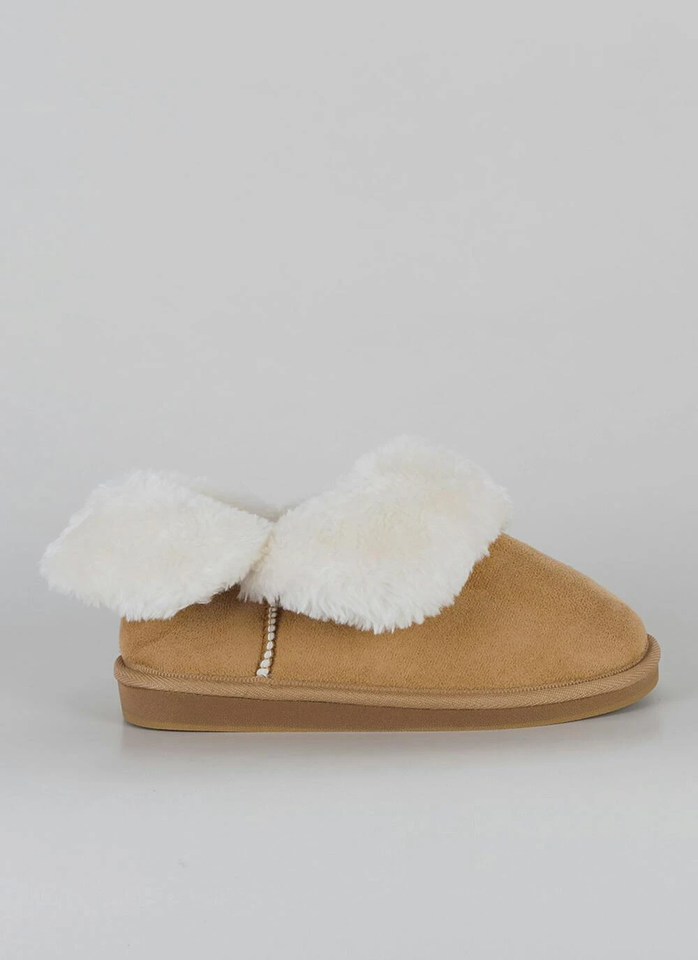 Comfy Suedette Faux Fur Lined Slipper Boot 4 Comfy Suedette Faux Fur Lined Slipper Boot - Image 4