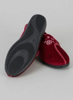 Comfy Easy Close Embroidered Full Slippers 5 Comfy Easy Close Embroidered Full Slippers -The Edinburgh Woollen Mill 64609pvl d8d50255e91daa1