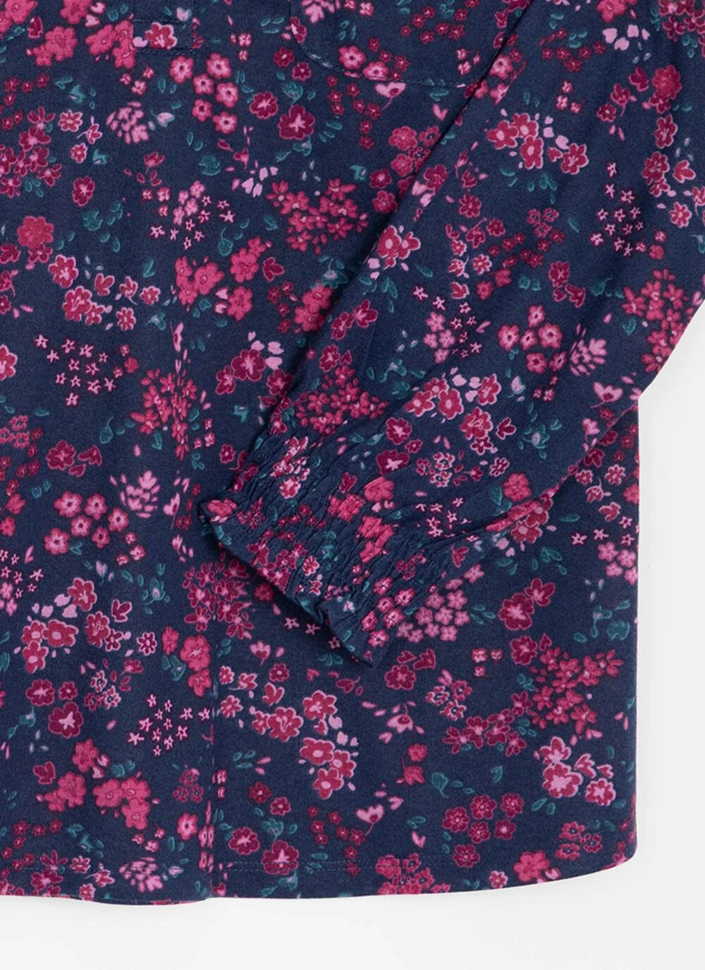 Ditsy Floral Print Jersey Blouse 4 Ditsy Floral Print Jersey Blouse - Image 4