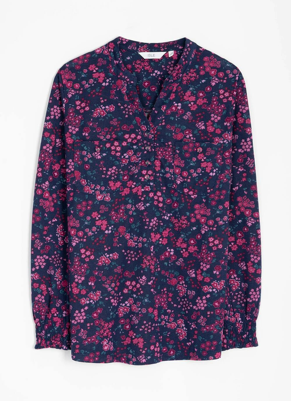 Ditsy Floral Print Jersey Blouse 1 Ditsy Floral Print Jersey Blouse