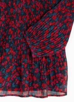 Pleated Ditsy Floral Top -The Edinburgh Woollen Mill 64622pvl 7d0d2230eed1e44