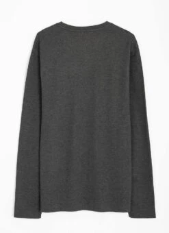 Cotton Rich Crew Neck Long Sleeve Top -The Edinburgh Woollen Mill 64630pvl d11b0fe469cfb53