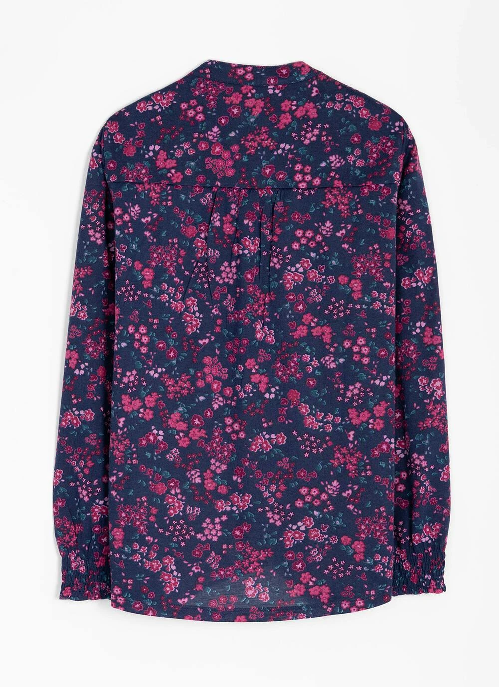 Ditsy Floral Print Jersey Blouse 3 Ditsy Floral Print Jersey Blouse - Image 3