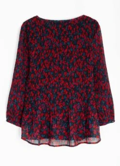 Pleated Ditsy Floral Top -The Edinburgh Woollen Mill 64663pvl 89b07ab4933e7d8