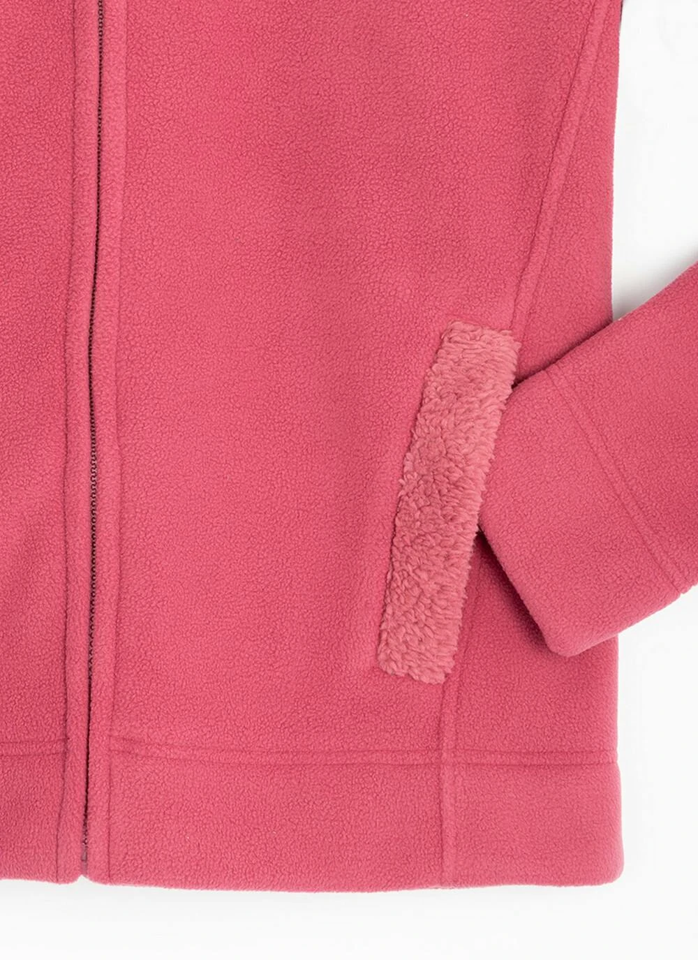 Fleece Sherpa Lined Funnel Neck Jacket 3 Fleece Sherpa Lined Funnel Neck Jacket - Image 3