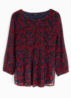 Pleated Ditsy Floral Top -The Edinburgh Woollen Mill 64703pvl 5b4848cb78c9984