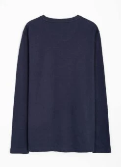 Pure Cotton Crew Neck Long Sleeve Top -The Edinburgh Woollen Mill 64709pvl 7af0db5913c3da7