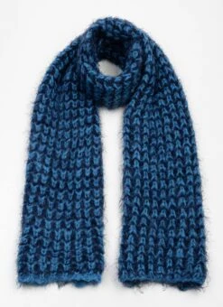 Fluffy Knit Scarf