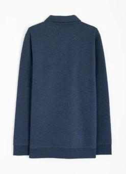 Cotton Rich Polo Neck Sweatshirt -The Edinburgh Woollen Mill 65136pvl 02217145a52cd7c