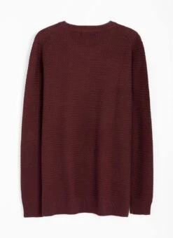Cotton Rich Crew Neck Textured Jumper 6 Cotton Rich Crew Neck Textured Jumper -The Edinburgh Woollen Mill 65215pvl cfa1ecba1eea9a6