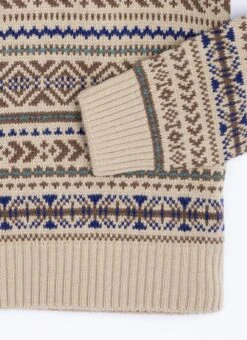 Fairisle Crew Neck Jumper With Wool -The Edinburgh Woollen Mill 65267pvl 63496889f54024e