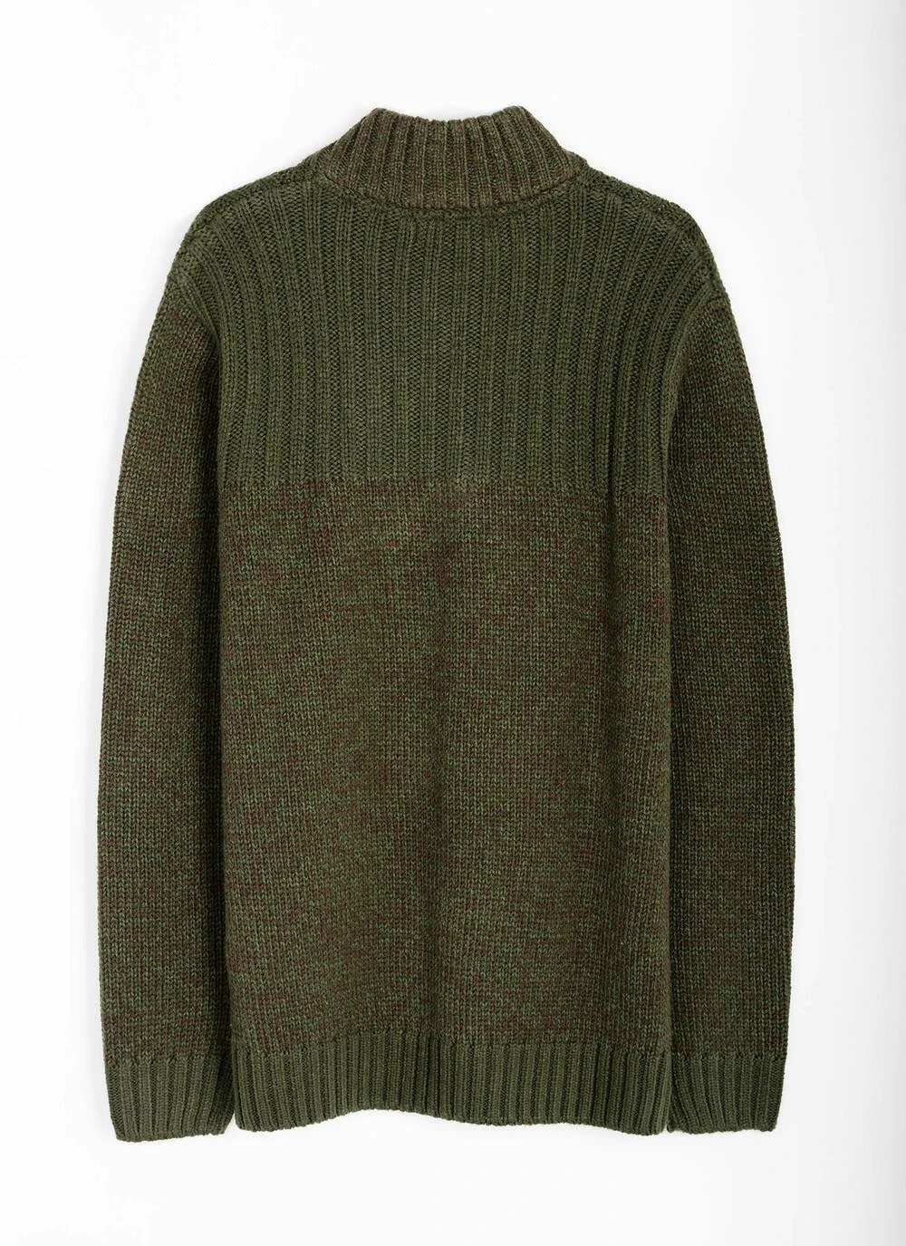 Textured Knit Zip Neck Jumper 6 Textured Knit Zip Neck Jumper - Image 6