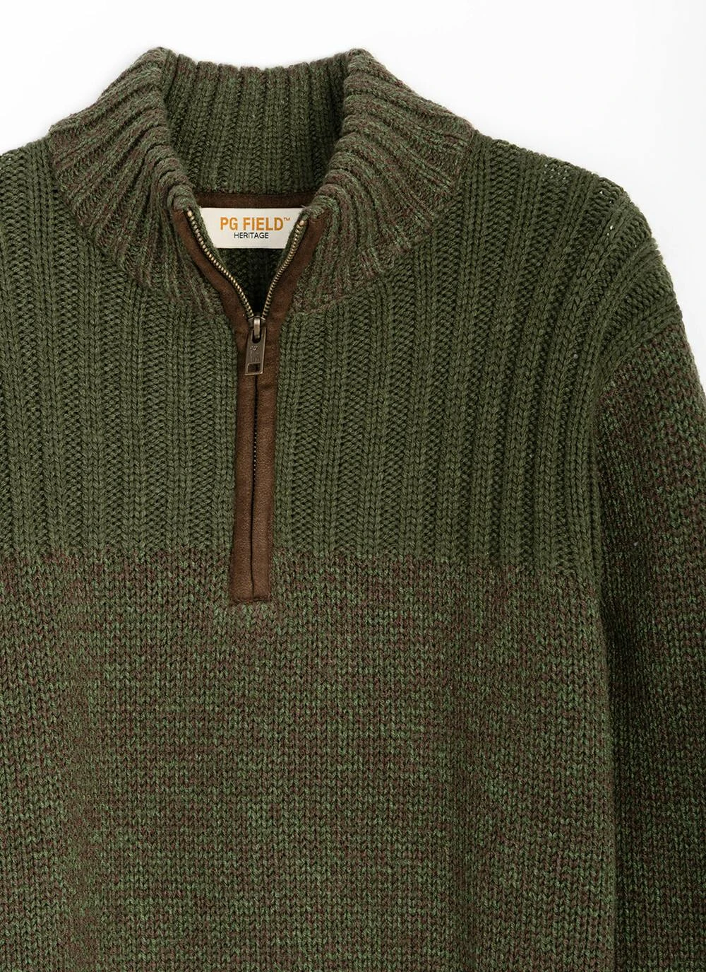 Textured Knit Zip Neck Jumper 4 Textured Knit Zip Neck Jumper - Image 4