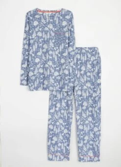 Pure Cotton Printed Pyjama Set 8 Pure Cotton Printed Pyjama Set -The Edinburgh Woollen Mill 65571pvl 5d6a84c26255b79