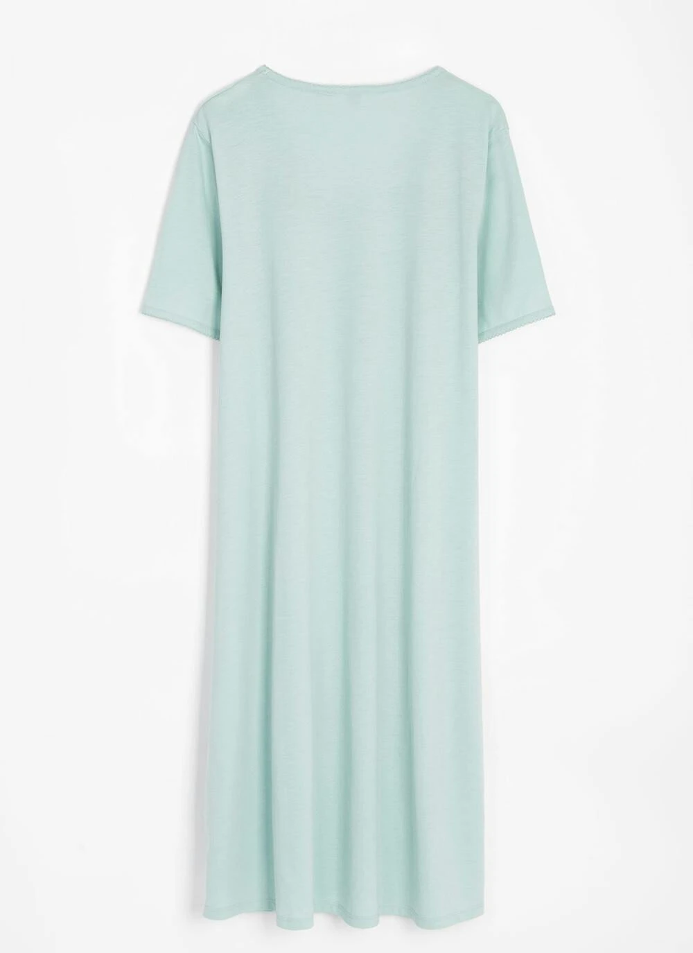 Cotton Rich Lace Trim Nightdress 6 Cotton Rich Lace Trim Nightdress - Image 6