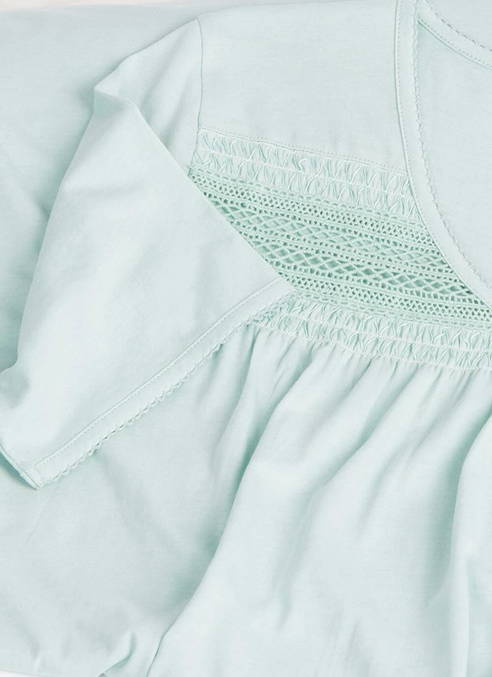 Cotton Rich Lace Trim Nightdress 5 Cotton Rich Lace Trim Nightdress - Image 5