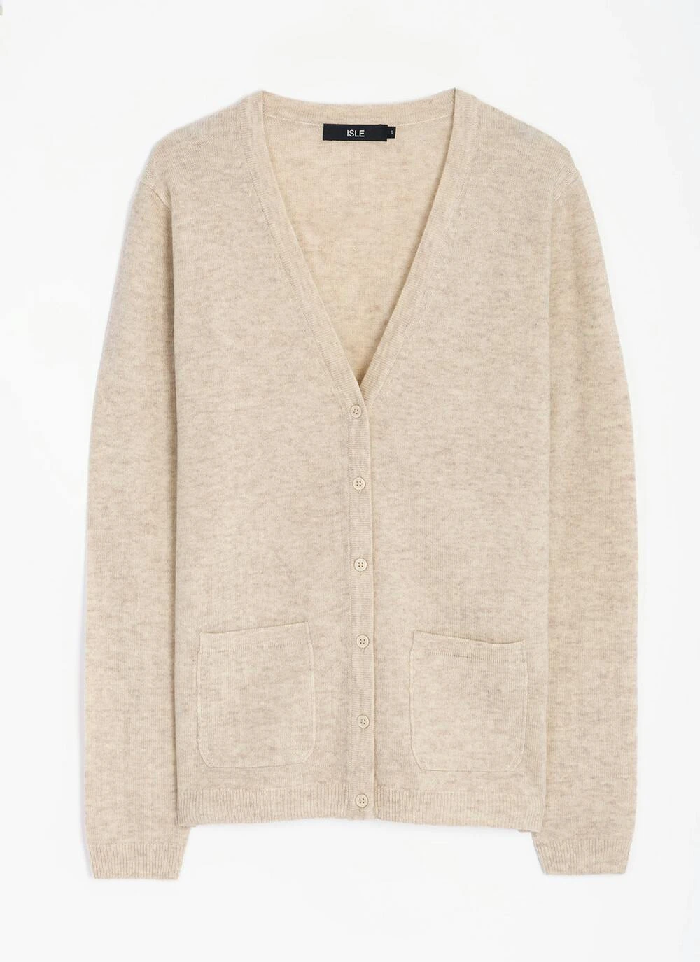 Merino Wool V Neck Cardigan 3 Merino Wool V Neck Cardigan - Image 3