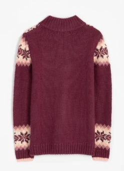 Fairisle Funnel Neck Cardigan 11 Fairisle Funnel Neck Cardigan -The Edinburgh Woollen Mill 65637pvl 8ffabad5439a921