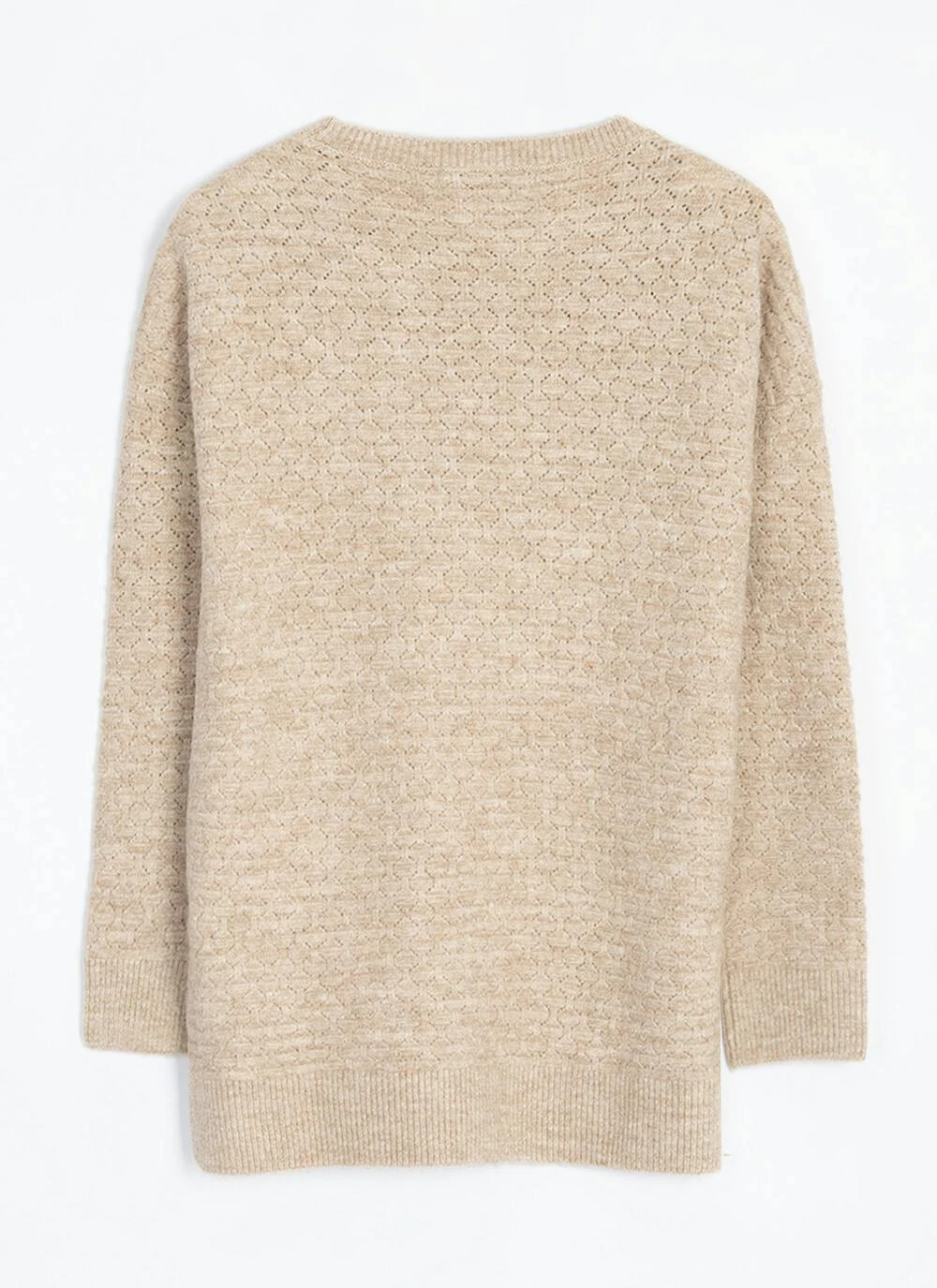Soft Touch Button Detail Crew Neck Jumper 6 Soft Touch Button Detail Crew Neck Jumper - Image 6
