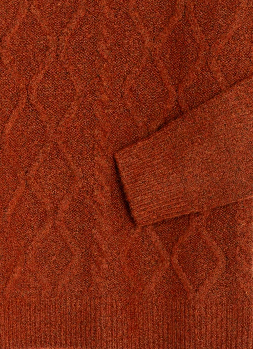 Cable Knit Cowl Neck Jumper 6 Cable Knit Cowl Neck Jumper - Image 6