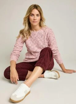Lattice Nep Knit Crew Neck Jumper 9 Lattice Nep Knit Crew Neck Jumper -The Edinburgh Woollen Mill 65744pvl df6259ea687dc91