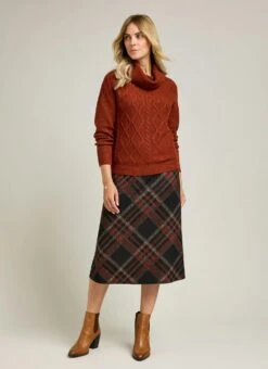 Cable Knit Cowl Neck Jumper 9 Cable Knit Cowl Neck Jumper -The Edinburgh Woollen Mill 65768pvl 660f354256a3b43