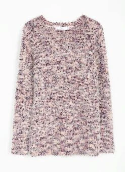 Bobble Knit Crew Neck Jumper