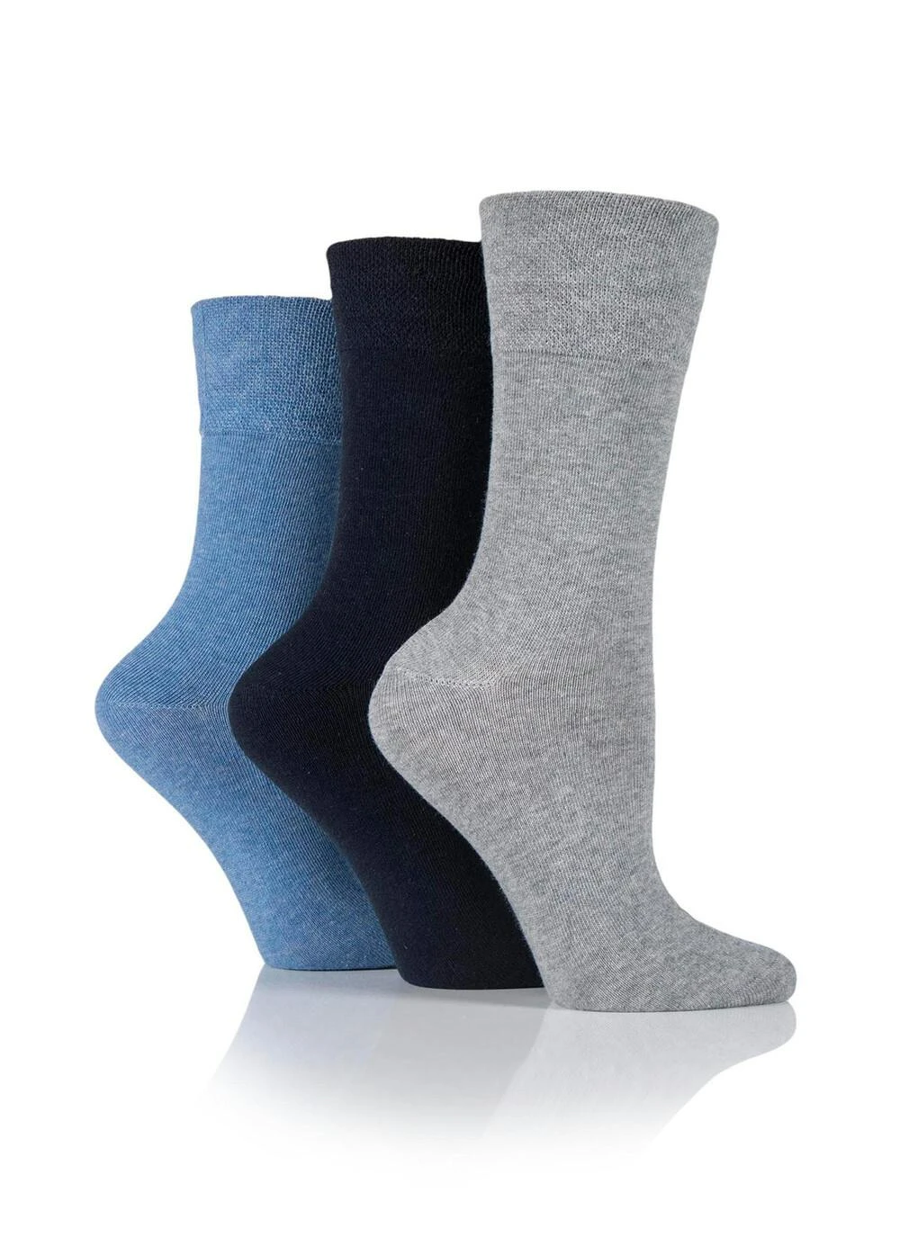 Ladies 3 Pack Diabetic Sock 1 Ladies 3 Pack Diabetic Sock