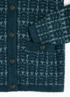 Checkerboard Knit Cardigan -The Edinburgh Woollen Mill 65944pvl b136c19634742ab