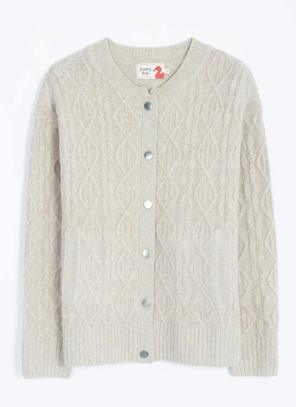 Cable Knit Bomber Cardigan 1 Cable Knit Bomber Cardigan