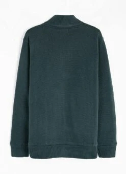 Textured Knit Faux Fur Lined Cardigan -The Edinburgh Woollen Mill 66225pvl b4ad99786f8fadf