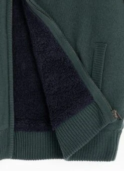 Textured Knit Faux Fur Lined Cardigan -The Edinburgh Woollen Mill 66227pvl 0cb02d3c5fd505f