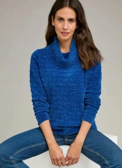 Chenille Cowl Neck Jumper