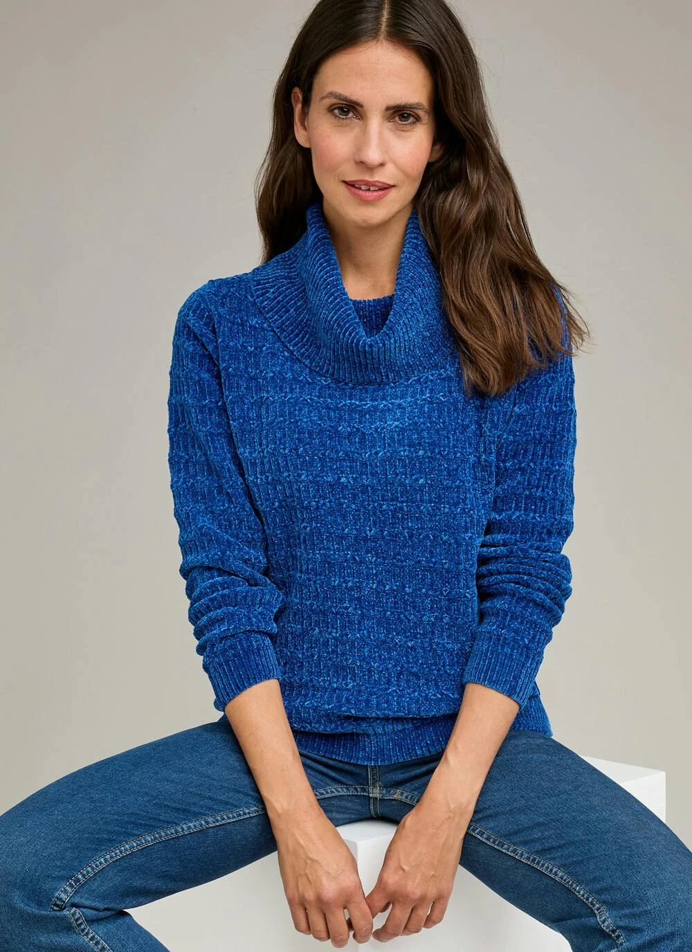 Chenille Cowl Neck Jumper 1 Chenille Cowl Neck Jumper