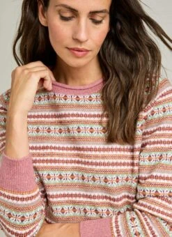 Fairisle Crew Neck Jumper 9 Fairisle Crew Neck Jumper -The Edinburgh Woollen Mill 66358pvl a5a3016f66a10f6