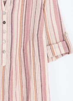 Pure Cotton Pintuck Stripe Blouse -The Edinburgh Woollen Mill 66488pvl 49e727ef3652841