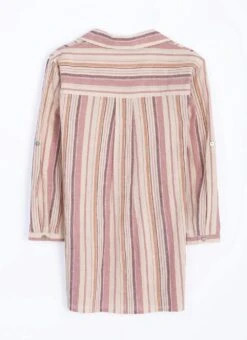 Pure Cotton Pintuck Stripe Blouse -The Edinburgh Woollen Mill 66496pvl 920583cb36f1ebf