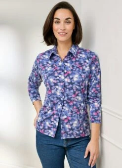 Soft Touch Print Blouse