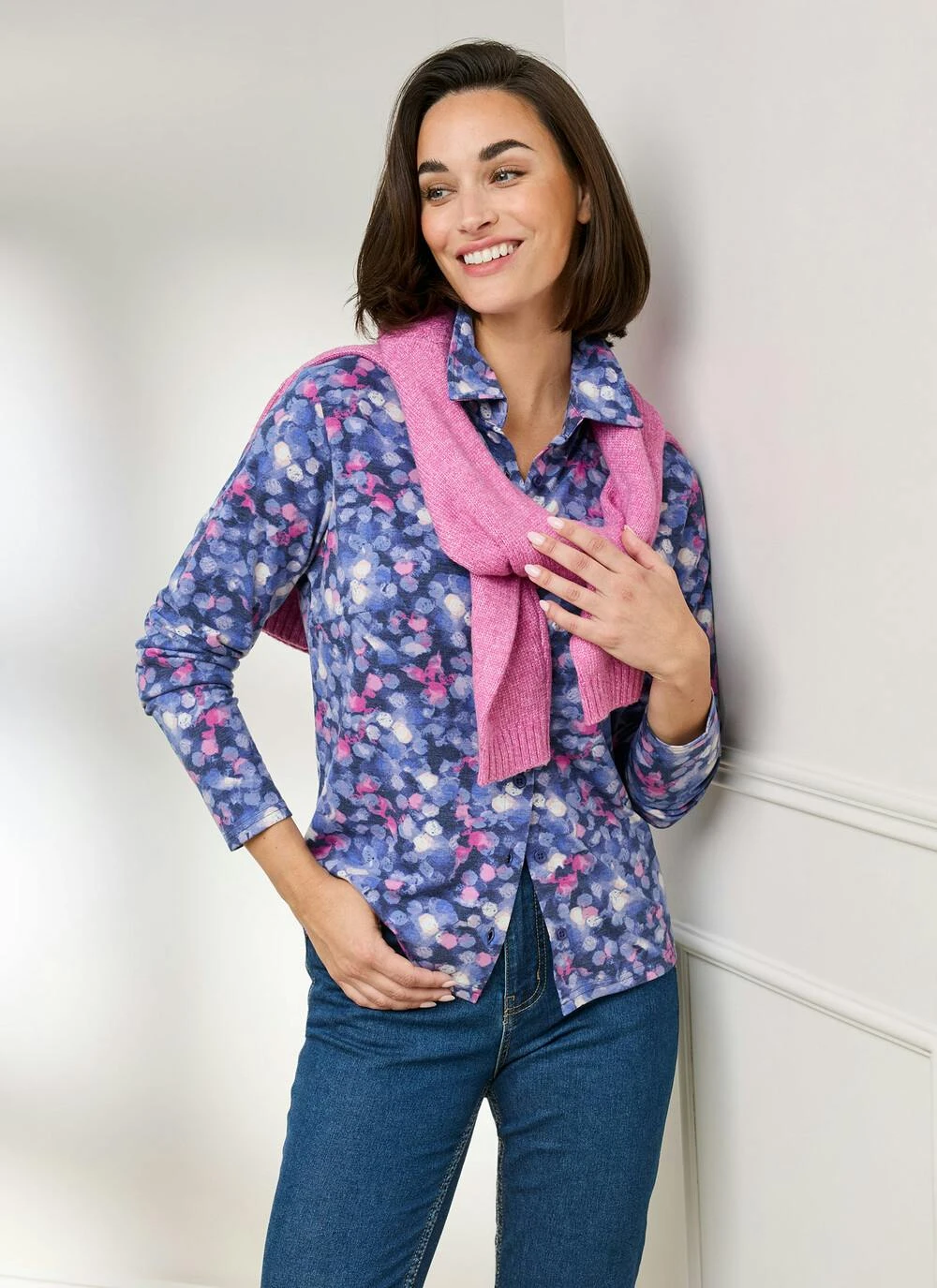Soft Touch Print Blouse 2 Soft Touch Print Blouse - Image 2